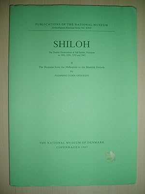 Shiloh: The Danish Excavations at Tall Sailun, Palestine.,. II: The Remains from the Hellenistic ...