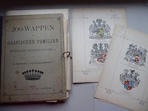 Bild des Verkufers fr 200 Wappen der Grflichen Familien Deutschlands, Oesterreich-Ungarns etc. zum Verkauf von Antiquariat Heinzelmnnchen