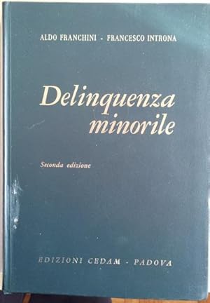 Seller image for Delinquenza minorile for sale by Librivari