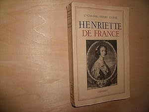 Seller image for HENRIETTE DE FRANCE for sale by Le temps retrouv