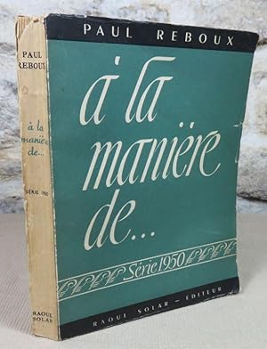 Seller image for A la manire de. srie 1950. for sale by Latulu