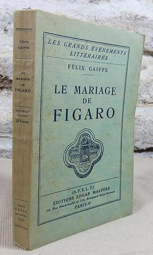 Imagen del vendedor de Le mariage de figaro. a la venta por Latulu