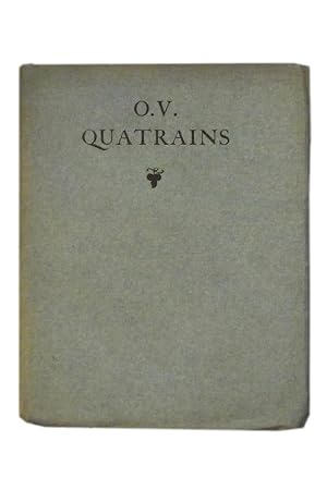 Image du vendeur pour Quatrains: Collected from the Miscellaneous Publications and Scattered Documents of The Sette of Odd Volumes mis en vente par Bertram Rota Ltd
