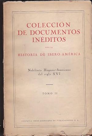 Imagen del vendedor de Coleccin de documentos inditos para la historia de Ibero-Amrica a la venta por LIBRERA GULLIVER
