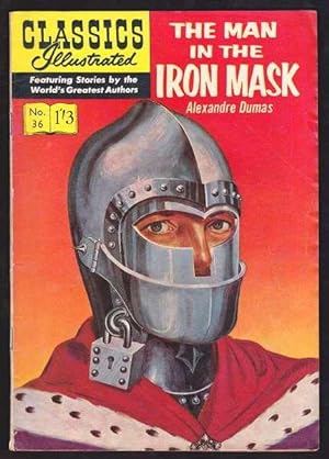 Imagen del vendedor de THE MAN IN THE IRON MASK - Classics Illustrated #36 a la venta por A Book for all Reasons, PBFA & ibooknet