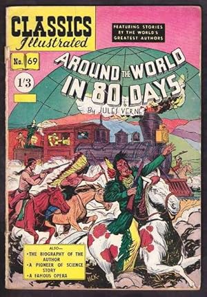 AROUND THE WORLD IN 80 DAYS - Classics Illustrated #69