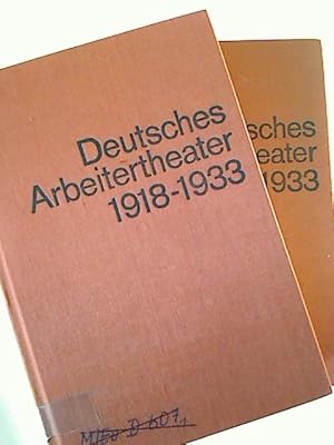 Deutsches Arbeitertheater 1918 - 1933. (2 Bände)