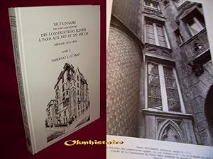 Imagen del vendedor de Dictionnaire par noms d'architectes des constructions leves  Paris aux XIXe et XXe sicles ( Priode 1876-1899 ) . --------- TOME 2 -------- D' Abernat  Guyran . Avec des additions pour les annes antrieures et postrieures. Notices 1341  2440 tablies sous la direction de Michel Fleury. a la venta por Okmhistoire