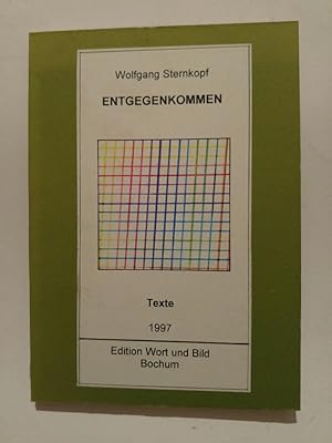 Seller image for Entgegenkommen. Texte for sale by ANTIQUARIAT Franke BRUDDENBOOKS