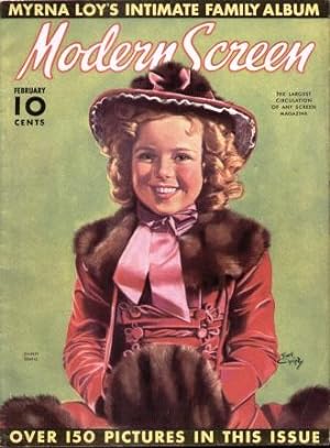 MODERN SCREEN (FERUARY 1938) SHIRLEY TEMPLE COVER Volume 16, No. 3