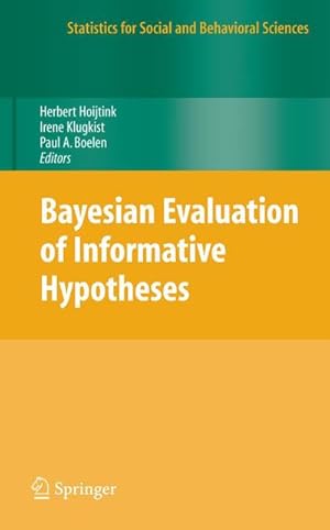 Bild des Verk�ufers f�r Bayesian Evaluation of Informative Hypotheses zum Verkauf von AHA-BUCH GmbH