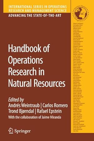 Seller image for Handbook of Operations Research in Natural Resources for sale by AHA-BUCH GmbH