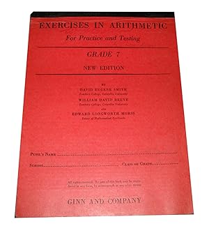 Seller image for Exercises in Arithmetic for Practice and Testing Grade 7 for sale by Homeward Bound Books