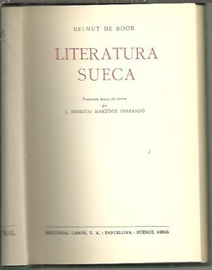 Seller image for LITERATURA SUECA. for sale by Librera Javier Fernndez