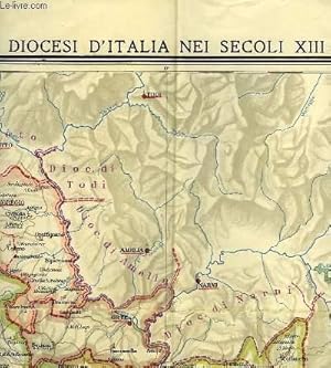 Immagine del venditore per LE DIOCESI D'ITALIA NEI SECOLI XIII-XIV, LATIUM, SCALA 1/250,000 venduto da Le-Livre