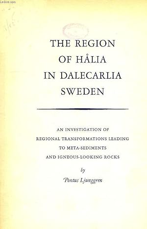 Bild des Verkufers fr THE REGION OF HALIA IN DALECARLIA, SWEDEN zum Verkauf von Le-Livre