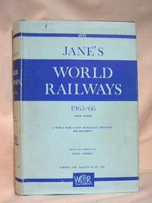 Immagine del venditore per JANE'S WORLD RAILWAYS 1965-66 venduto da Robert Gavora, Fine & Rare Books, ABAA