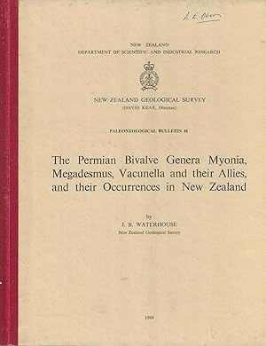 New Zealand Geological Survey. Paleontological Bulletin 41 : The Permian Bivalve Genera Myonia, M...
