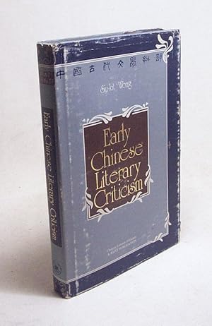 Bild des Verkufers fr Early Chinese literary criticism / ed. and transl. by Siu-kit Wong zum Verkauf von Versandantiquariat Buchegger