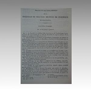 SUPLEMENTO AL DIARIO DE BARCELONA DEL JUEVES 10 DE MARZO DE 1836. PROYECTO DE REGLAMENTO DE LA SO...