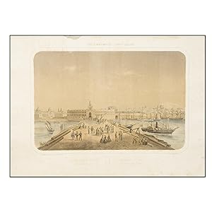 BUENOS AIRES. CA.1860. BUENOS AYRES VUE PRISE DE LA PLACE DE LA DOUANE BUENOS AYRES- VISTA TOMADA...