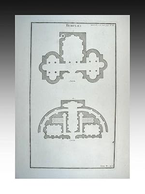 TEMPLOS (TOMO II -PL. 45). TEMPLES (Pl. XLV du Tom. II).