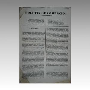 BOLETIN DEL COMERCIO (Nº 1 VIERNES 16 DE NOVIEMBRE DE 1832)