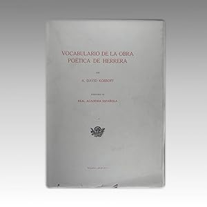 VOCABULARIO DE LA OBRA POÉTICA DE HERRERA.