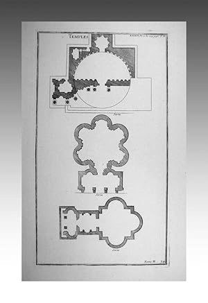 TEMPLOS (TOMO II -PL. 34). / TEMPLES (Pl. XXXIV du Tom. II).