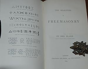 Image du vendeur pour THE REALITIES OF FREEMASONRY mis en vente par Second Life Books, Inc.