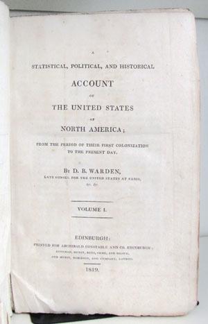 Bild des Verkufers fr A Statistical, Political, and Historical Account of the United States of North America; from the Period of Their First Colonization to the Present Day zum Verkauf von Parigi Books, Vintage and Rare