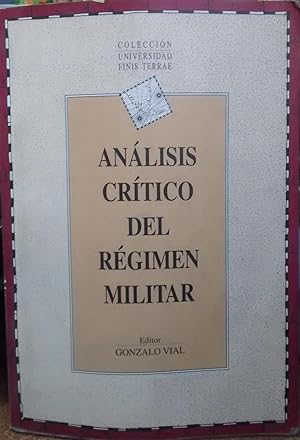 Imagen del vendedor de Anlisis crtico del rgimen militar a la venta por Librera Monte Sarmiento