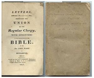 Letters Addressed To-------Esq: Respecting the Union of the Regular Clergy with Dissenters in the...