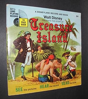 Walt Disney Presents the Story of Treasure Island [Book and Record]