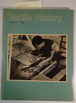 Imagen del vendedor de Textile History - Volume 11, 1980 a la venta por Antiquariat Trger