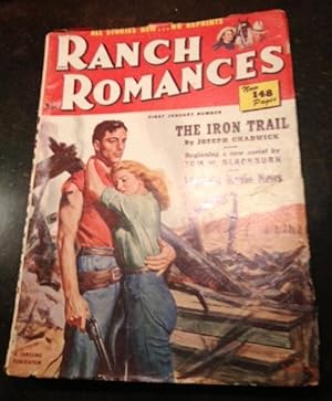 Immagine del venditore per The Iron Trail, Navajo Canyon Part I and other stories in Ranch Romances January 4, 1952 venduto da Rare Reads