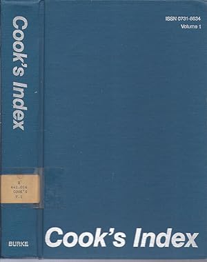 Bild des Verkufers fr The Cook's Index Volume 1. zum Verkauf von Charles Lewis Best Booksellers