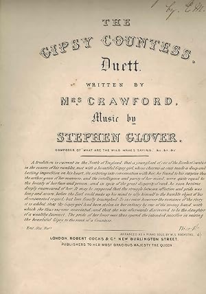 Gipsy ( Gypsy ) Countess Duet ( Duett ) - Piano Sheet Music