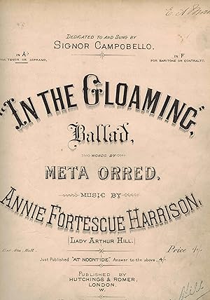 in the Gloaming Ballad - Piano Sheet Music