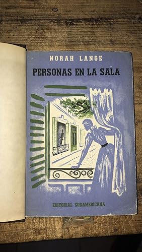 PERSONAS EN LA SALA [Firmado / Signed]: Lange, Norah