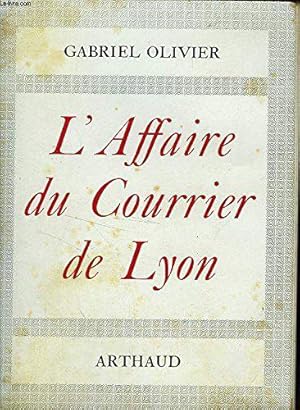 Seller image for L'affaire du courrier de lyon for sale by JLG_livres anciens et modernes