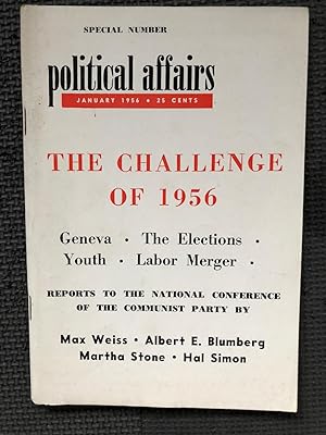 Political Affairs, Vol. XXXV, No. 1, January 1956