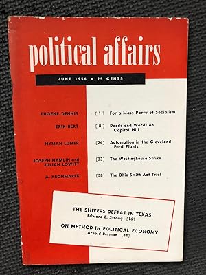 Political Affairs, Vol. XXXV, No. 6, June 1956