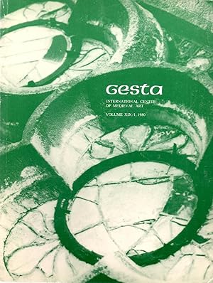 Seller image for Gesta Volume XIX/1 1980 for sale by Book Booth