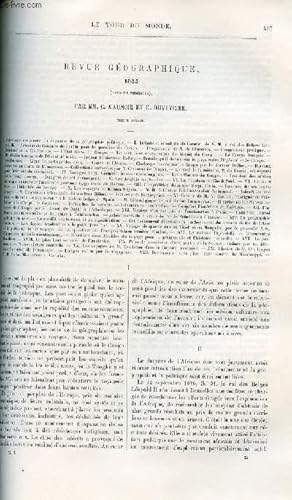 Seller image for Le tour du monde - nouveau journal des voyages - Revue gographique - 1885 (premier semestre) par Maunoir et Duveyrier. for sale by Le-Livre