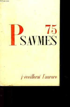 Imagen del vendedor de 75 PSAUMES a la venta por Le-Livre