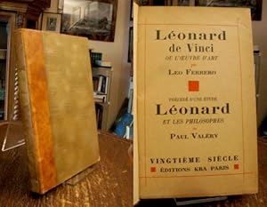 Immagine del venditore per Leonard de Vinci ou L'Oeuvre d'Art. Precede d'une Etude 'Leonard et les Philosophes' de Paul Valery. venduto da Antiquariat an der Stiftskirche