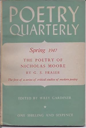 Bild des Verkufers fr Poetry Quarterly, Vol. 9, No. 1, Spring 1947 zum Verkauf von Cragsmoor Books