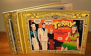 TERRY AND THE PIRATES, 4 volumes ; The Normandie Affair, China Journey, Mett Burma, and Enter the...