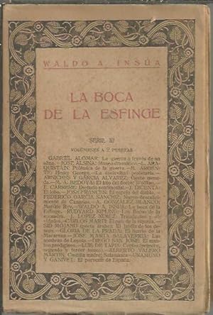 Seller image for LA BOCA DE LA ESFINGE. MOTIVOS DE FILOSOFIA Y SENTIMIENTO. for sale by Librera Javier Fernndez